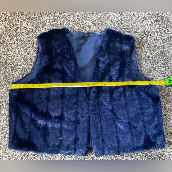 Blue Women’s Vest - 1X - Picture 5 of 9
